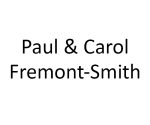 Paul & Carol Fremont-Smith