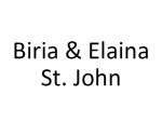 Biria and Elena St. John